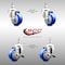 Service Caster 3.5 Inch 316SS Blue Polyurethane Swivel 1/2 Inch Threaded Stem Caster Brake, 2PK SS316TS20S3514-PPUBBLUE-121315-2TLB2 - alternate 4